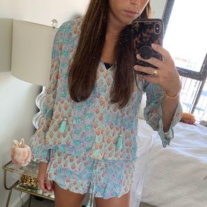 Anthropologie pajama set